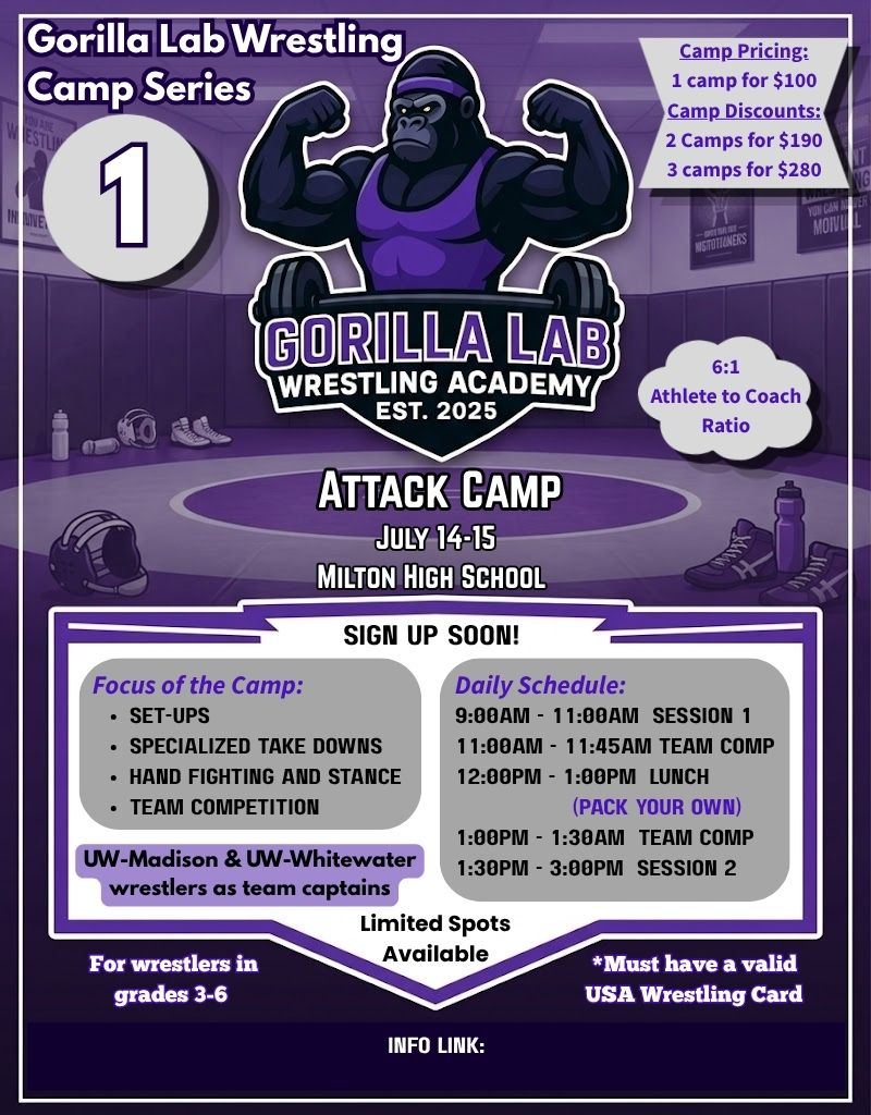 Attack Camp flyer